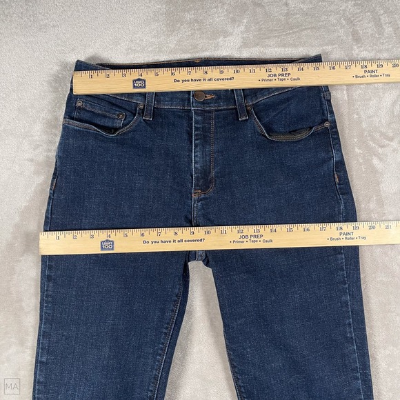 Mott & Bow Men's Jeans Wooster Straight Fit Denim Casual 32x32 Blue - Picture 4 of 8